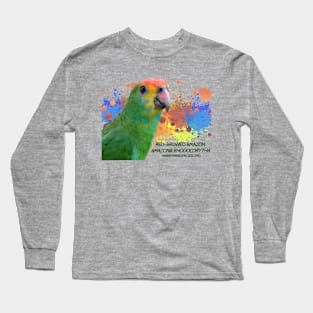 Red-browed Amazon Parrot Long Sleeve T-Shirt